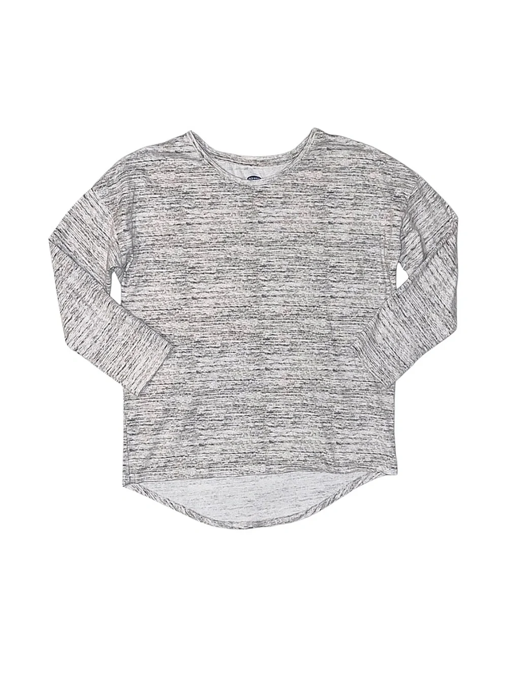 OLD NAVY Girl's Heathered Grey Long Sleeve Top X-Large 14/16